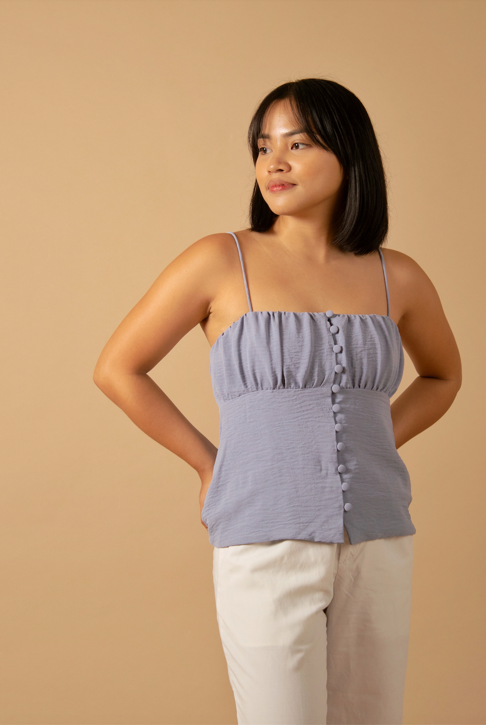 Clara Top in Periwinkle