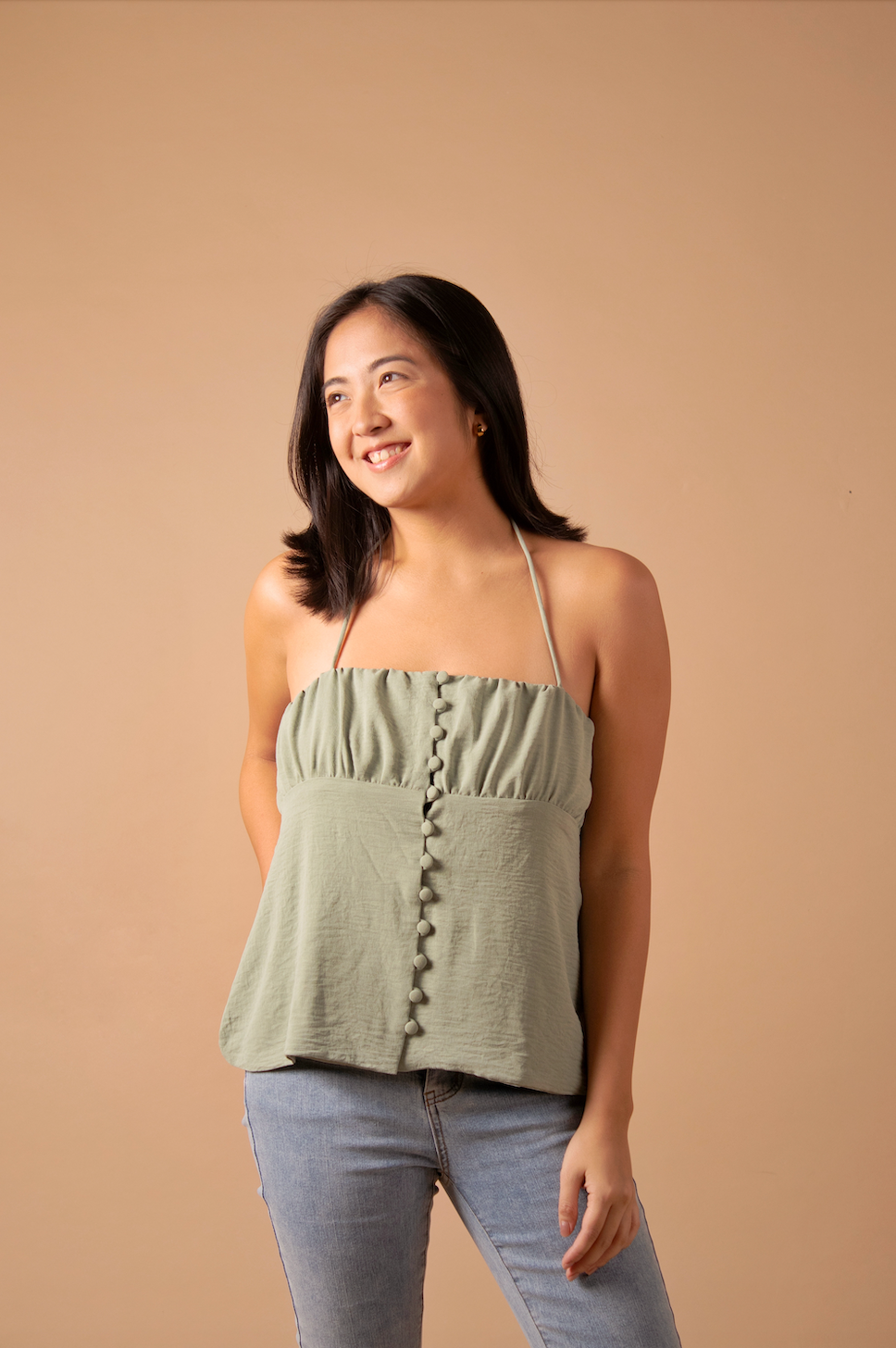 Clara Top in Sage