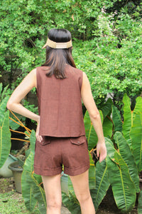 Juntos Shorts in Espresso