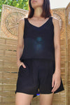 Amigas Top in Charcoal