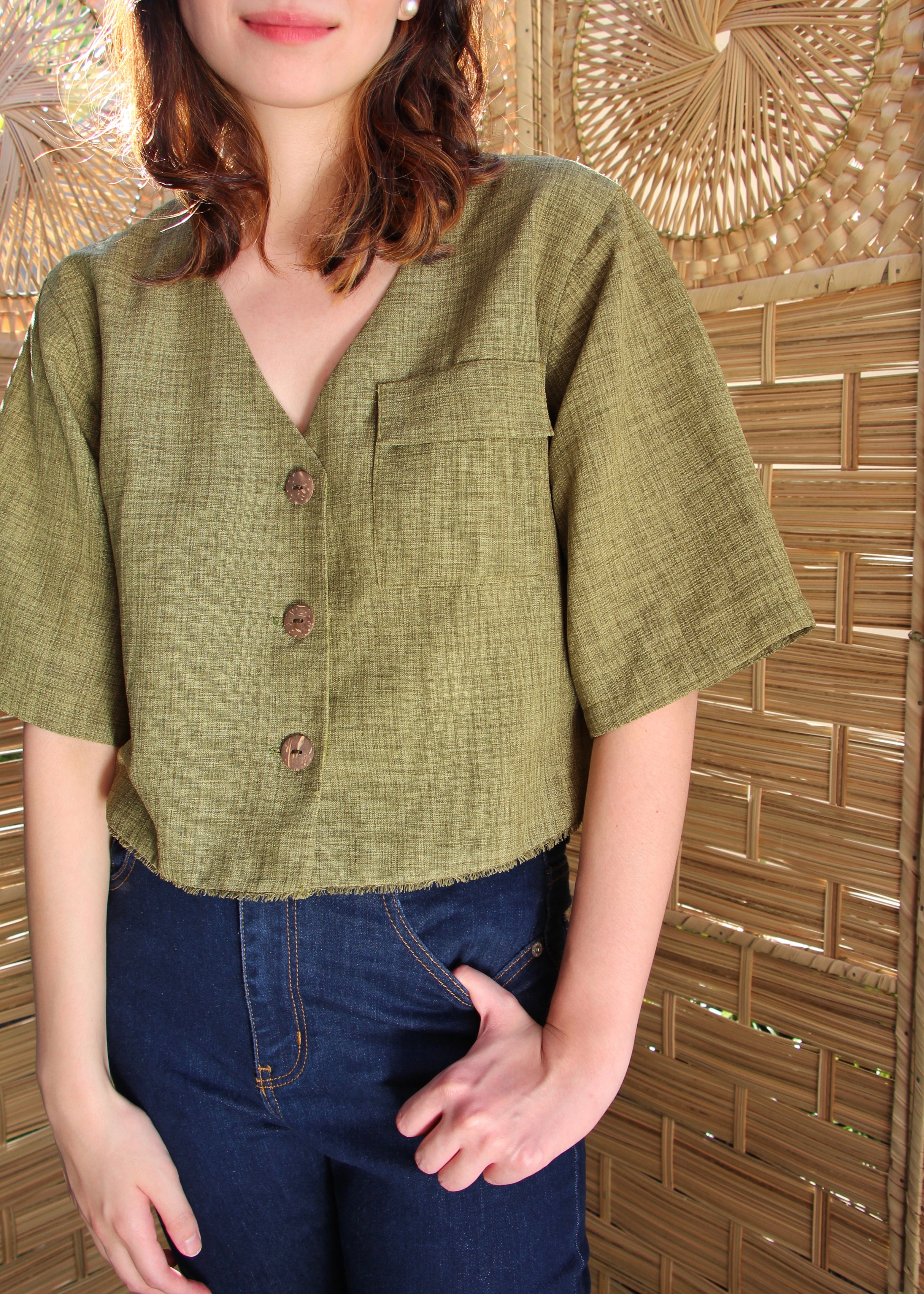 Comoda Top in Pesto