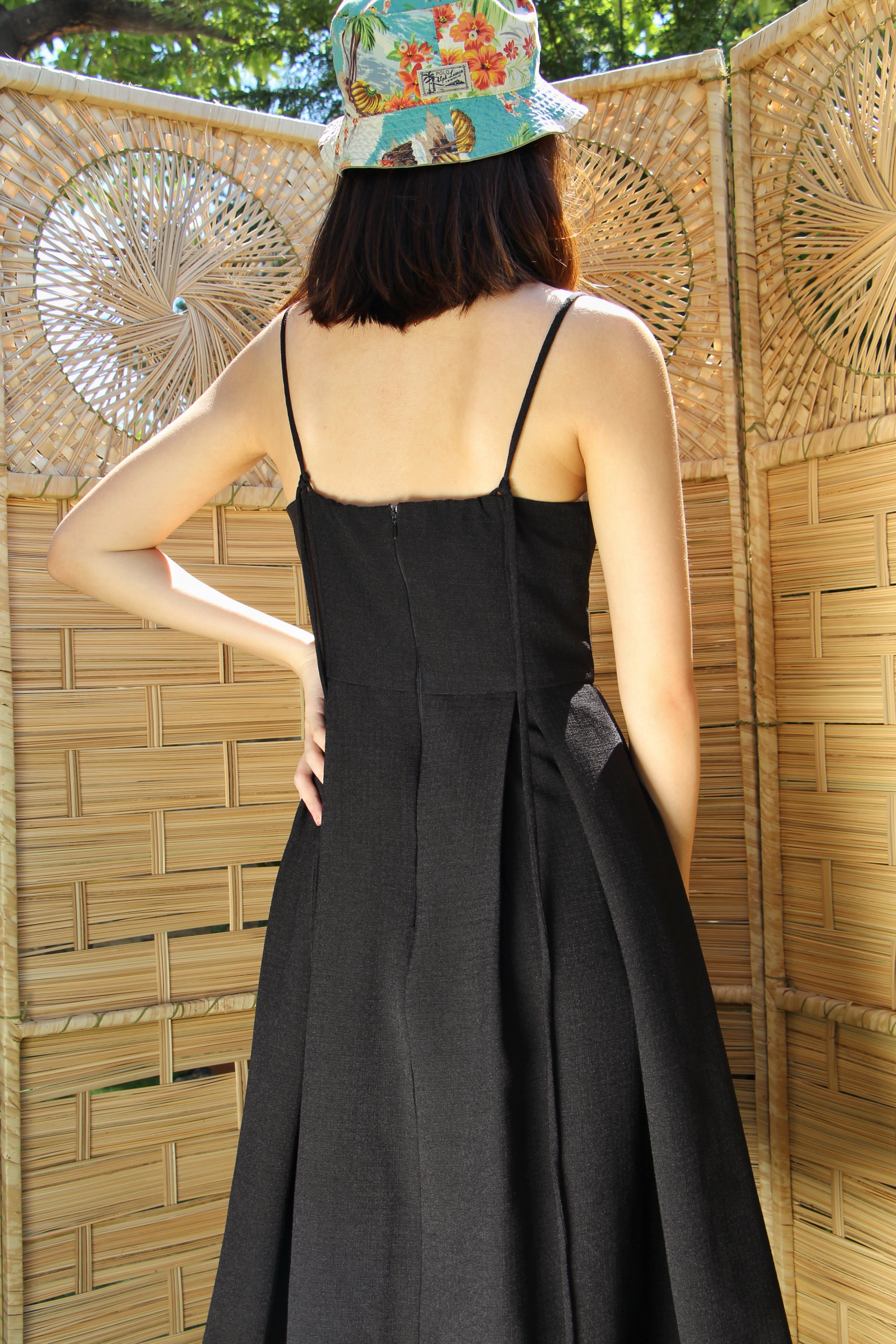 Rayo Dress in Charcoal